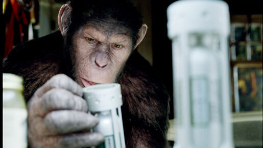 邦題決定 猿の惑星 創世記 猿が試験管を握る衝撃の画像が解禁 11年5月3日 ウーマンエキサイト 1 2