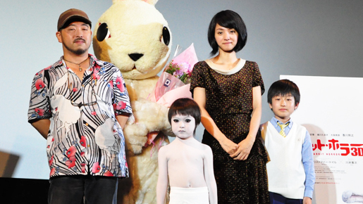 『呪怨』の真っ白な少年が舞台に乱入　満島ひかりは怖くて「あんなの観られない！」