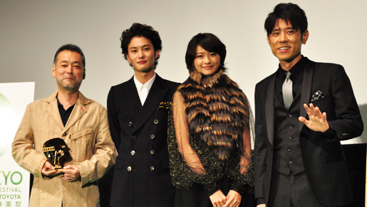 【TIFFレポート】岡田将生＆原田泰造　通訳付き映画祭公式上映にハイテンション！