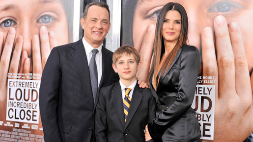 サンドラ・ブロック、日本へラブコール！　トム・ハンクス、天才子役と“一家”集結