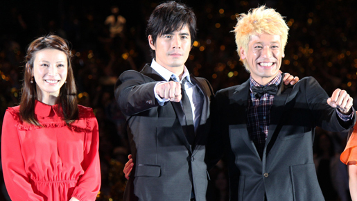 伊藤英明『海猿』完成披露で、後輩“バディ”にムチャぶりの先輩風吹かせる