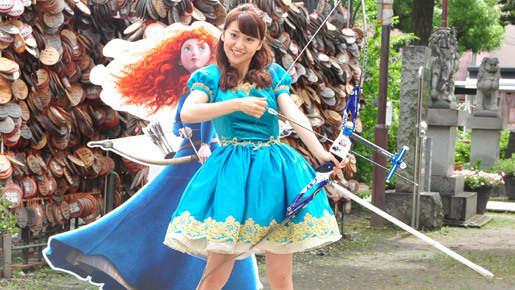 大島優子、初挑戦の矢を的に命中も男性のハートを射止めるのは「まだまだ大丈夫」