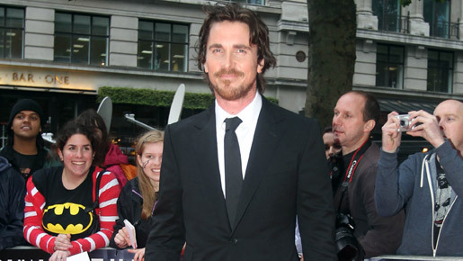 C・ベイル、『ダークナイト』プレミアでロンドンに赴くも滞在時間はわずか3時間半