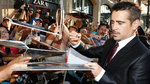 『トータル・リコール』L.A.プレミアに、“恐妻”シャロン・オズボーンが夫と仲良く登場