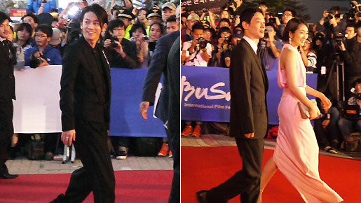 釜山映画祭レッドカーペットで佐藤健、加瀬亮らもファンに笑顔！