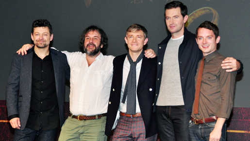 『ホビット』来日！　ゴラムの「オハヨウ」に報道陣爆笑