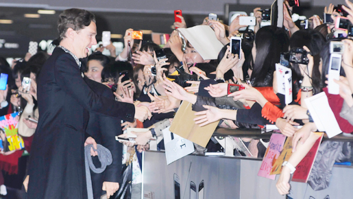 あまりのイケメンぶりに、泣き出すファン続出！　ベネディクト・カンバーバッチが初来日