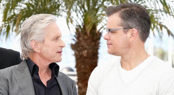 【カンヌ国際映画祭】マット・デイモンのキスは「下手じゃなかった」とM・ダグラスが証言