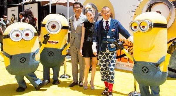 鶴瓶、中井貴一の「夢のない」発言を叱る　『怪盗グル―』プレミア in L.A.