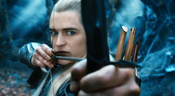 オーランド・ブルーム、久々の“レゴラス”にノリノリ　『ホビット』第2弾に現る