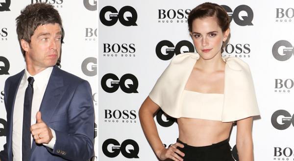 紅一点エマ・ワトソンは流行“ハラ出し”ルック…「2013 GQ Men Of The Year」