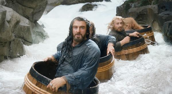 【特別映像】ドワーフの川下りにオーランド・ブルームも太鼓判！『ホビット 竜に奪われた王国』