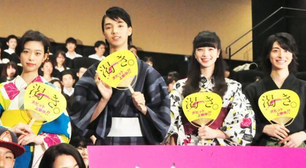 二階堂ふみ、電話で『渇き。』舞台挨拶に参加　出演シーンカットへの不満を吐露！