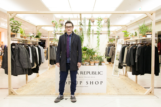 実は"植物男子”？ 中村獅童、「バナリパ」の期間限定ショップに来店！