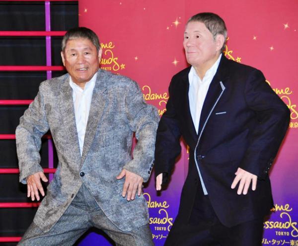 たけしの“コマネチ”等身大フィギュアお披露目！　浅草時代の関係者に感謝