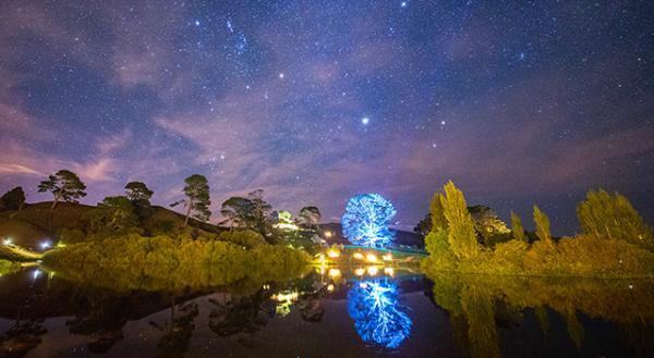 【NZホビット・ツアー】ライトアップで幻想的な世界に！ ホビット庄に潜入・後半