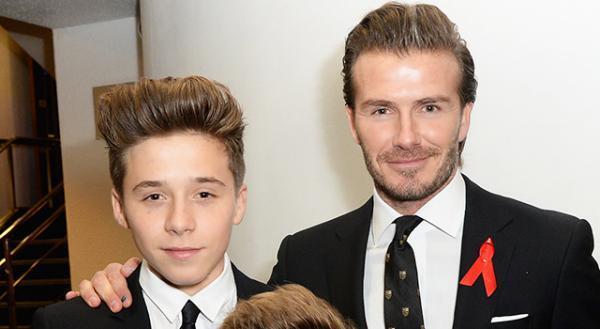 デビッド・ベッカム＆息子ブルックリンが事故に巻き込まれる