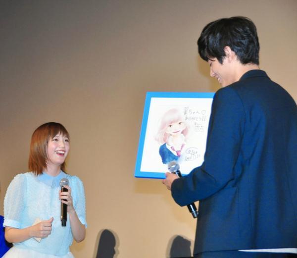 本田翼、『アオハライド』原作者からの手紙＆直筆イラストのサプライズ演出にも「泣かないよ！」
