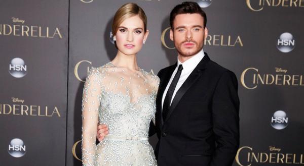 実写版“シンデレラ＆王子”が登場！　ディズニー『シンデレラ』豪華絢爛ワールドプレミア