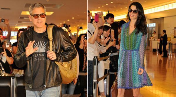 ジョージ・クルーニー、夫婦で初来日！ ファンからの歓迎に喜び