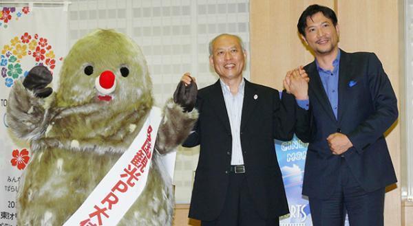 別所哲也、舛添都知事を表敬訪問！ ショートフィルムで東京の魅力を世界に発信