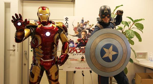 アイアンマン＆キャプテンアメリカ、編集部に“愛”のアドバイス!?