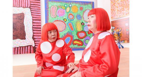 草間彌生の等身大フィギュアが登場！　「もう一人自分がいる」