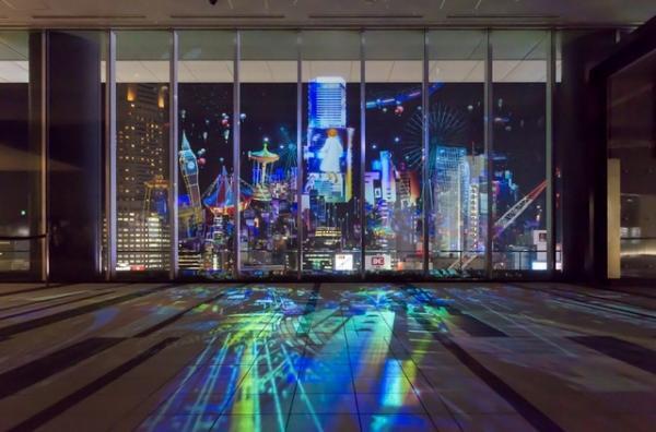 『バケモノの子』、“渋天街”が渋谷ヒカリエのプロジェクションマッピングに登場