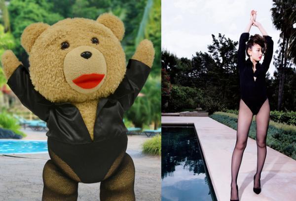 テッド、こじはるのセクシー姿を完璧再現！