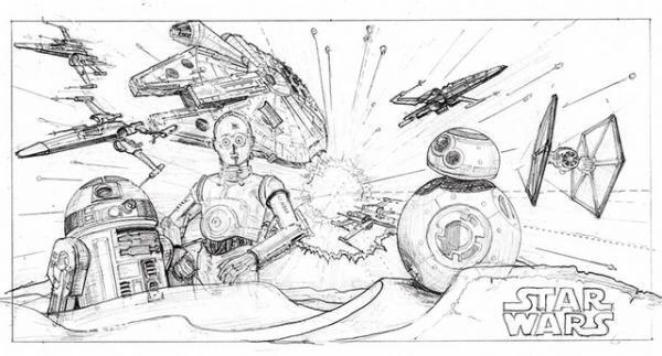 BB-8＆戦闘機Xウィングを再現！鳥取砂丘に『スター・ウォーズ』砂のアート登場