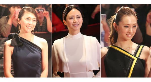 竹内結子＆中谷美紀＆北川景子、個性派ドレスでレッドカーペットを魅了！