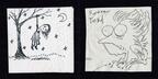 ティム・バートン、紙ナプキンに描きとめたスケッチが画集に「ナプキンアート・オブ・ティム・バートン」