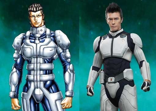 伊藤英明＆武井咲ら、漫画「テラフォーマーズ」とのチェンジングビジュアルが登場！