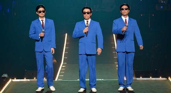 岸谷五朗＆寺脇康文＆三浦春馬、タモリに扮しモノマネ披露！「髪切った？」