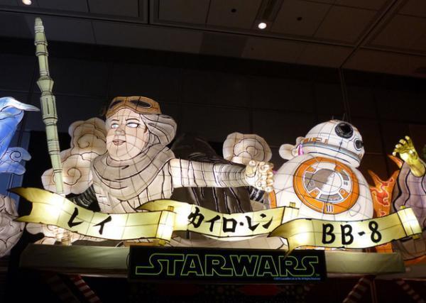あの「スター・ウォーズねぶた」が東京初上陸！“覚醒”当日、汐留でアート展示会