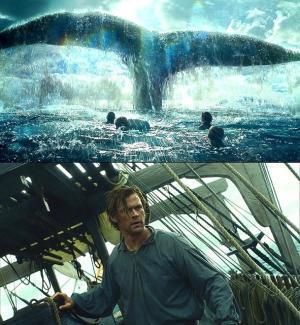 【特別映像】クリス・ヘムズワースvs30m超え史上最大級の巨大鯨…『白鯨との闘い』