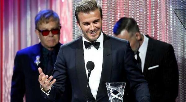 デビッド・ベッカム、ユニセフの人道リーダーシップ賞を受賞