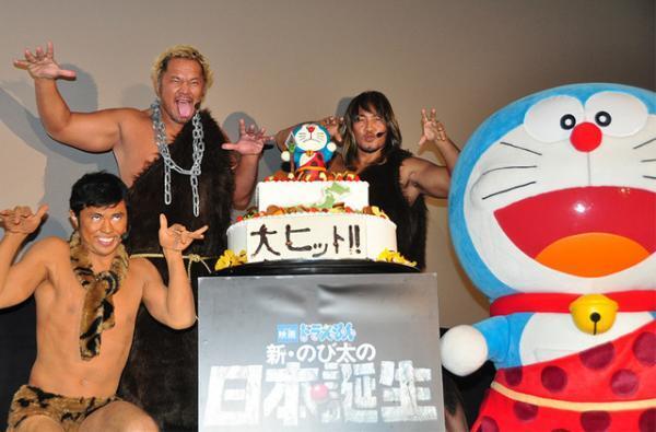 スネ夫の「声優はプロレスより難しい」発言に棚橋＆真壁が激怒で一触即発…!?