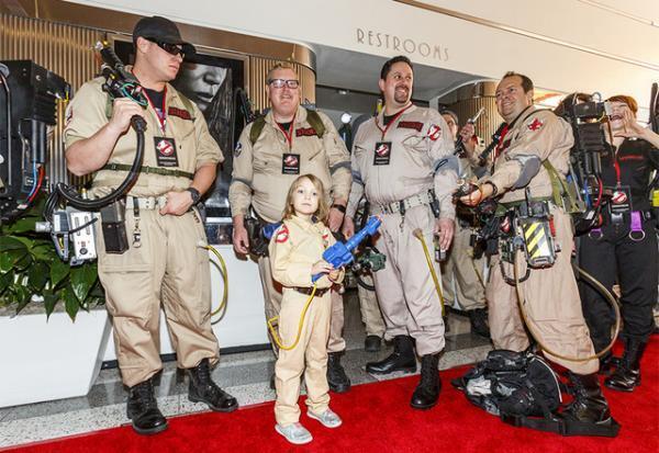 ちびっこバスターズの姿も！  『ゴーストバスターズ』L.A.ファンイベント