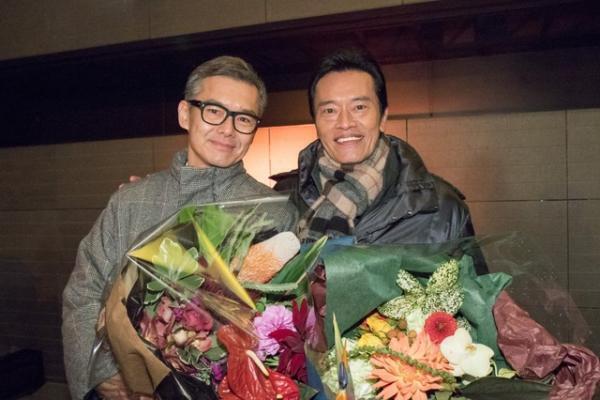 遠藤憲一＆渡部篤郎、仲良くオールアップ！ 「お義父さんと呼ばせて」