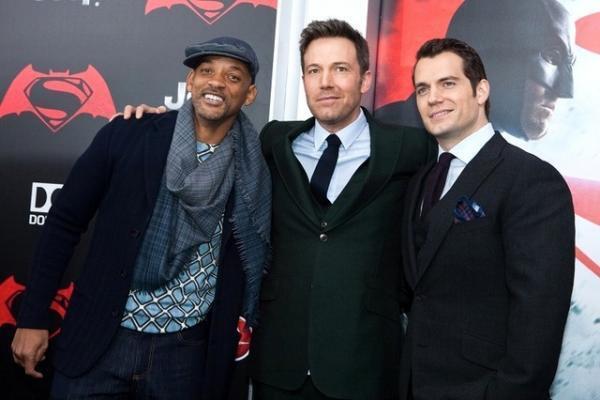 ウィル・スミスもサプライズ登場！『バットマン vs スーパーマン』N.Y.プレミア
