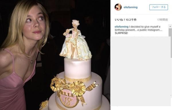 エル・ファニング、18歳の誕生日にインスタグラム・デビュー！