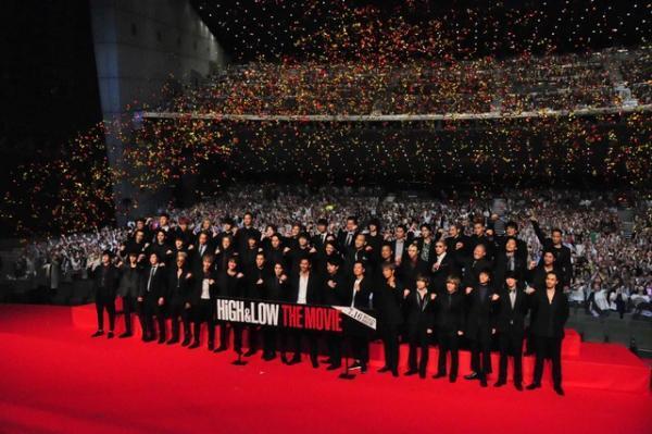 『HiGH＆LOW』メンバー大集結！完成披露に50名が登壇し4千人が熱狂！