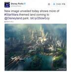 米ディズニー、『スター・ウォーズ』新テーマパークの新たな画像を公開