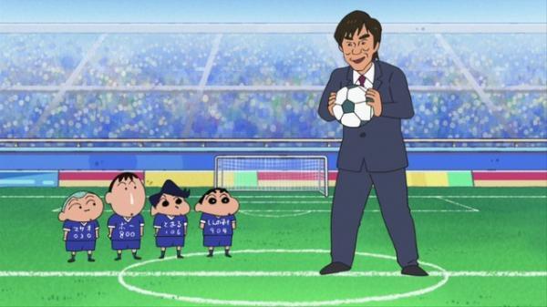 「クレヨンしんちゃん」ゴン中山が本人役で登場！ネネちゃんとPK対決!?