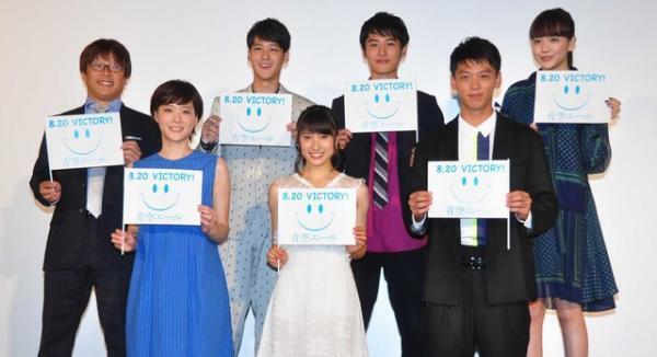 土屋太鳳、「まれ」撮影終了からちょうど1年後に葉山奨之と映画舞台挨拶登壇で感慨！