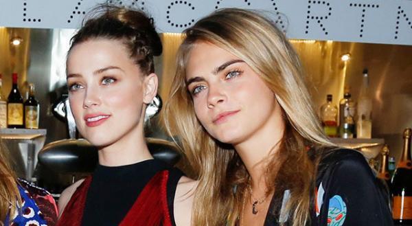 離婚成立のアンバー・ハード、ロンドンでカーラ・デルヴィーニュらとパーティ