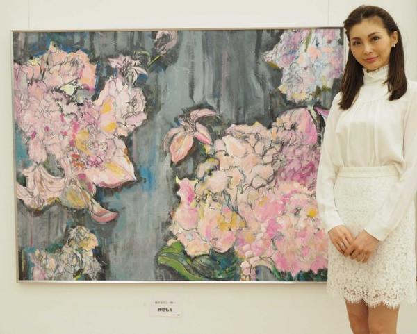 押切もえ、2年連続「二科展」に入選！ 早くも来年に向けて意欲をみせる