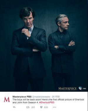 「シャーロック」シーズン4のオフィシャルフォトが公開