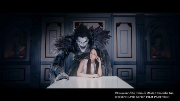 安室奈美恵、『デスノート』劇中歌MVでリュークら死神3体とコラボ！